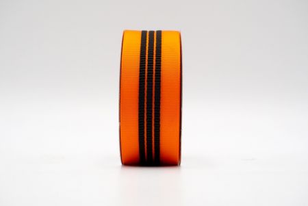 Оранжевая лента из гросгрейна средней жесткости_K1757-2-A20